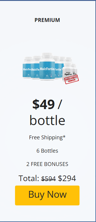 Hair fortin 6 bottle